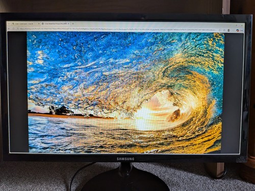 Samsung flat panel monitor - 22",