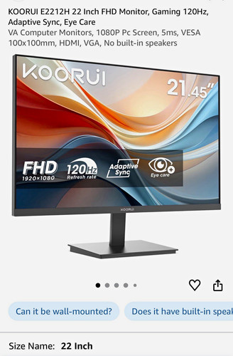 Koorui e2212h 22in fhd - koorui,
