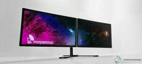 Dual screen monitor - monitor, pc