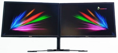 Dual monitor screen - setup,